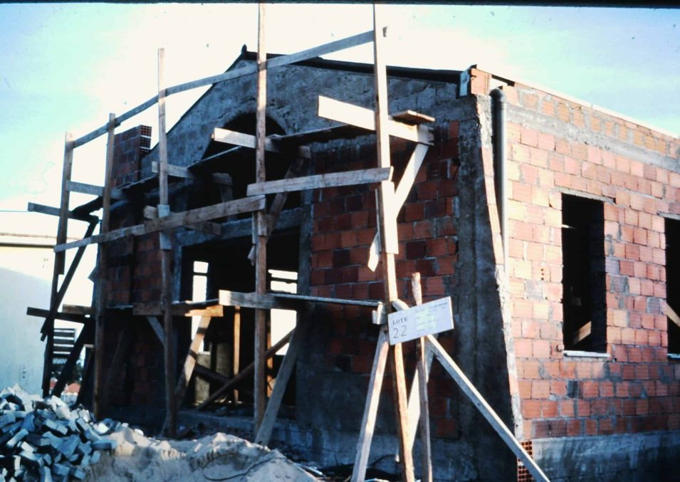 Igreja Batista da Ramada a ser construída em 1982