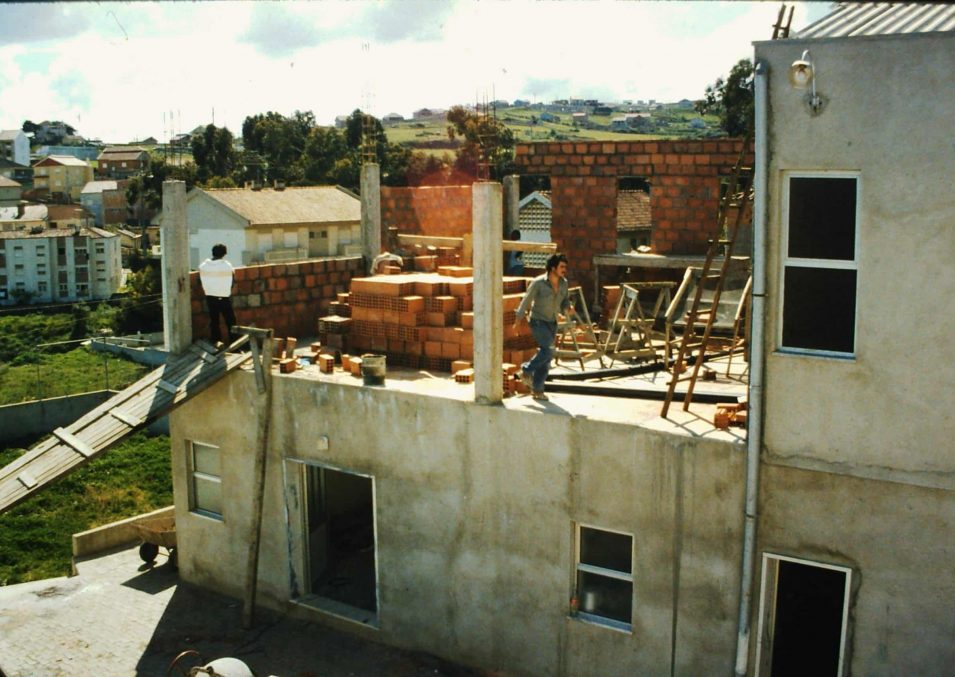 Lateral da Construção da Igreja Batista da Ramada